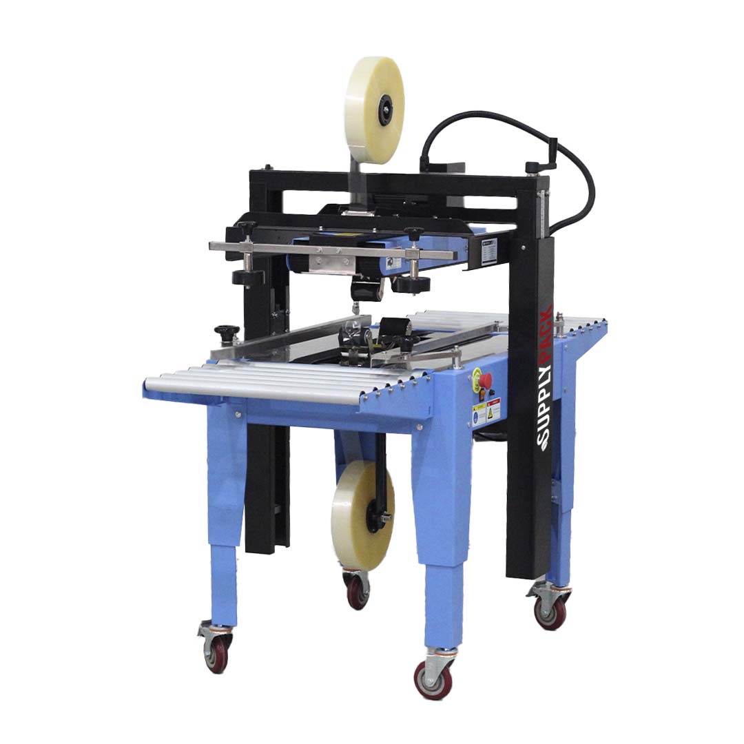 Seladora SXJ-C-6050 — vista traseira com cabeçotes superior e inferior