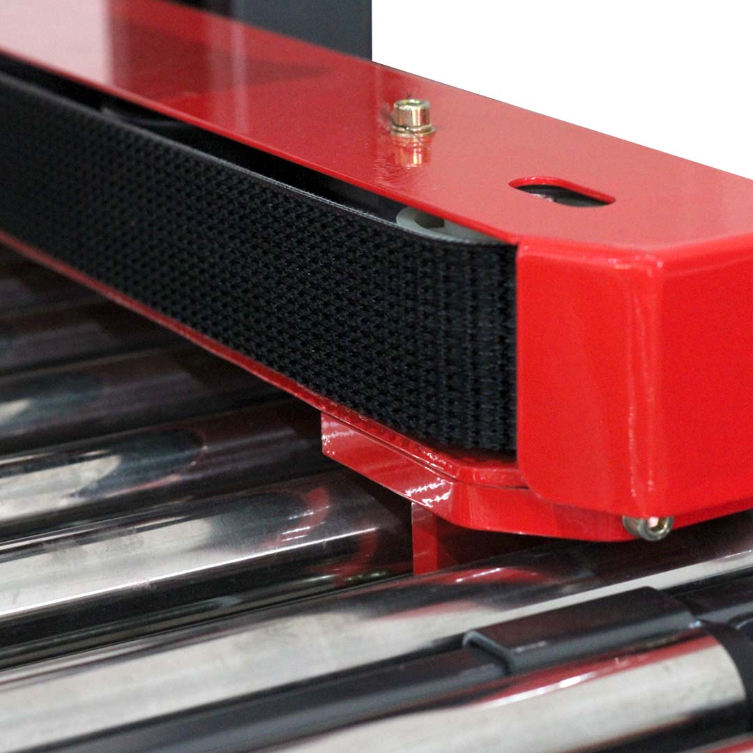 Seladora SPS-3040SA — detalhe da esteira lateral