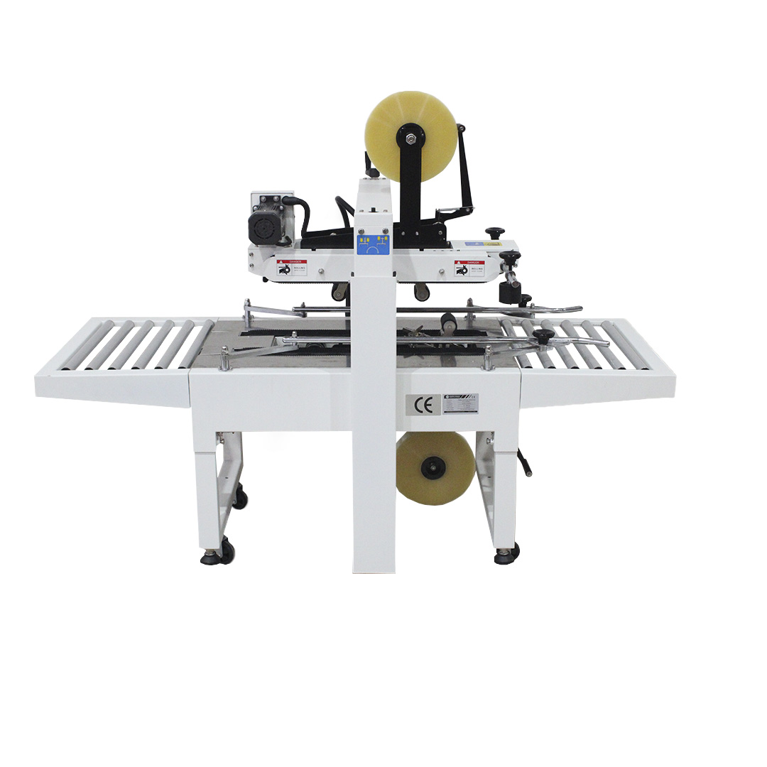 Seladora SXJ-6050 — vista frontal com cabeçotes superior e inferior