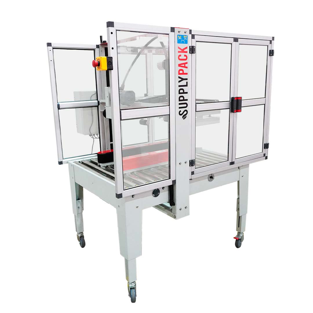 Seladora SXJ-7080B — vista em perspectiva com proteção NR-12