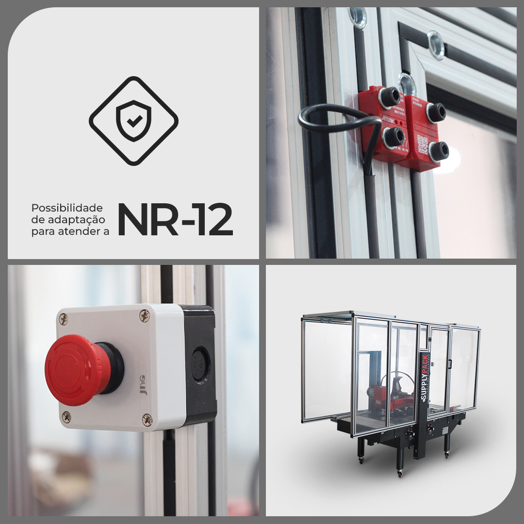 Seladora SPS-5560A — possibilidade de adaptação NR-12
