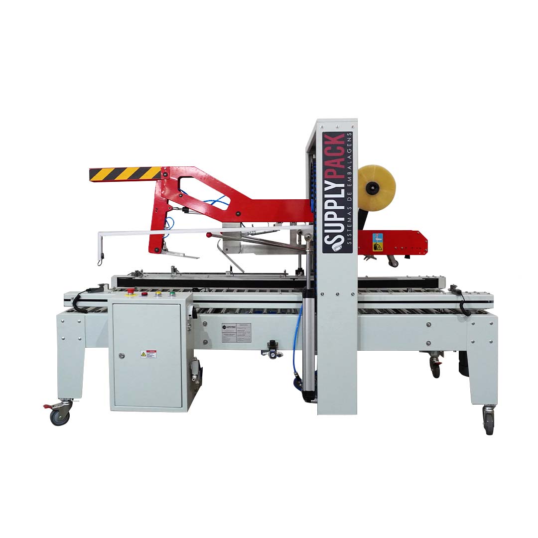 Seladora SXJ-6050AC — vista lateral com painel de comando e estrutura completa