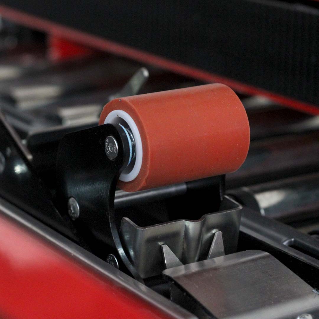 Seladora SPS-3040SA — detalhe do rolete de pressão