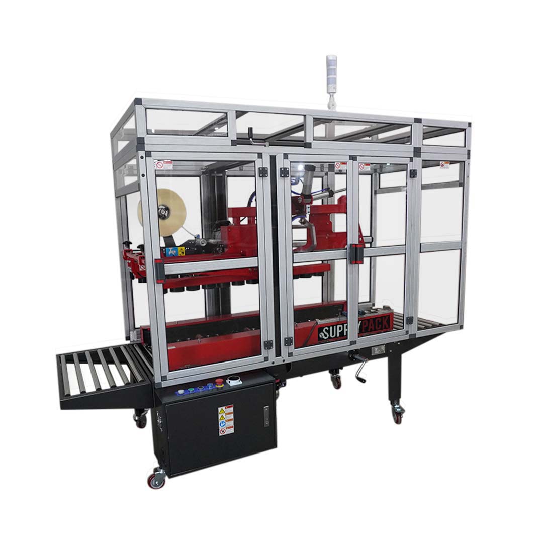 Seladora SPS-5065AC — perspectiva com gabinete de proteção
