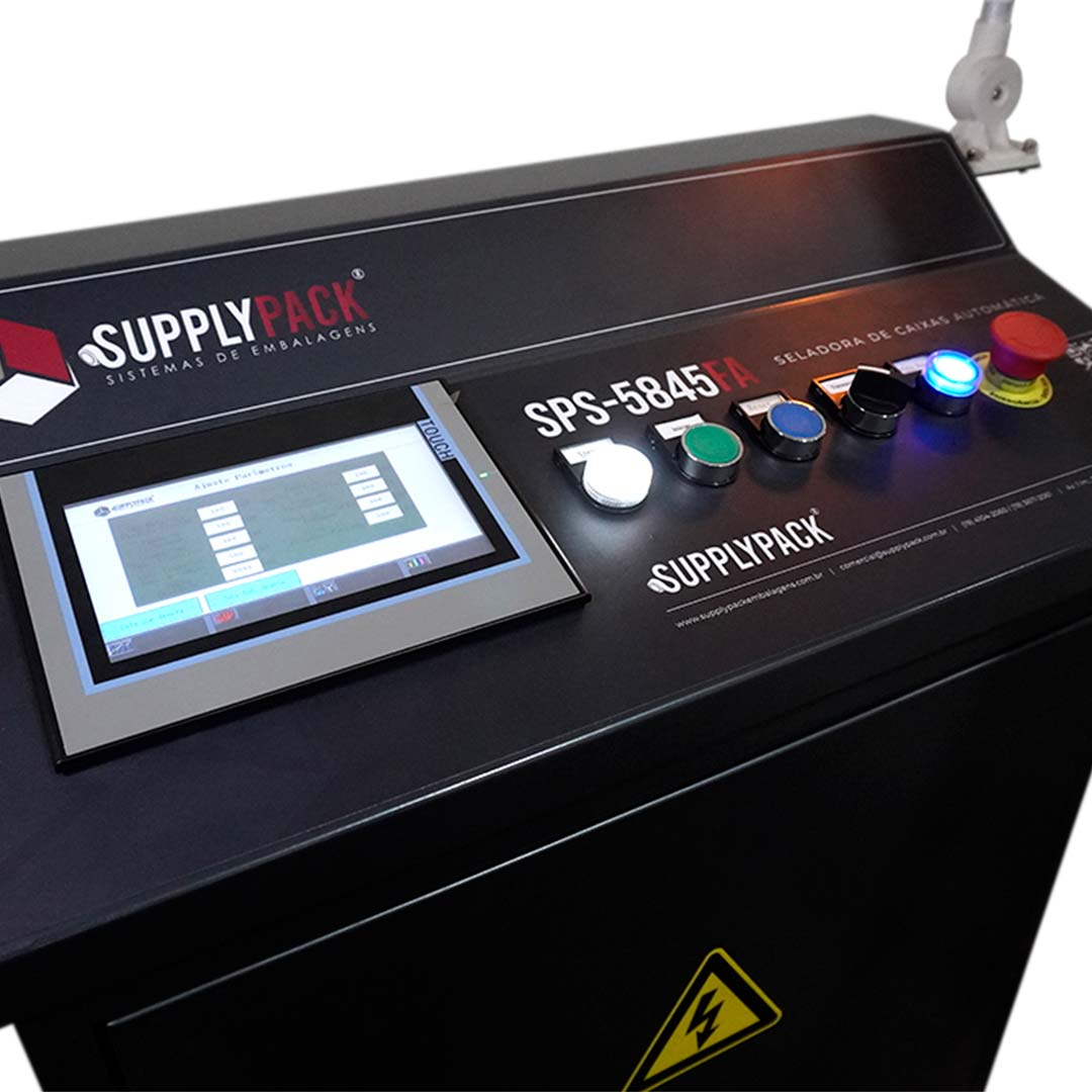 Seladora SPS-5845FA — painel de comando touch screen